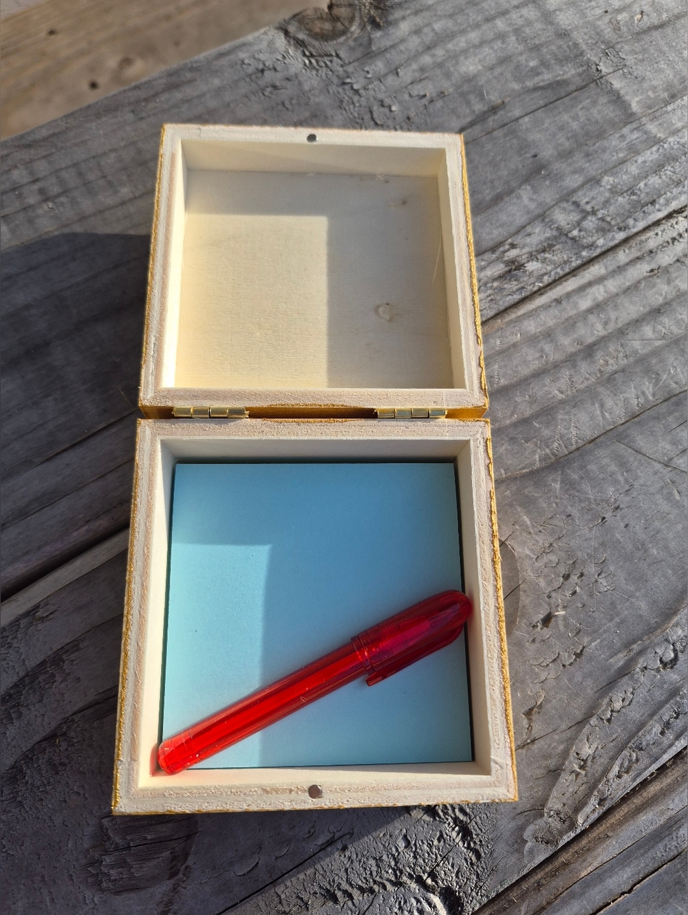 Handcrafted Keepsake Prayer Box - Picture 3 of 3